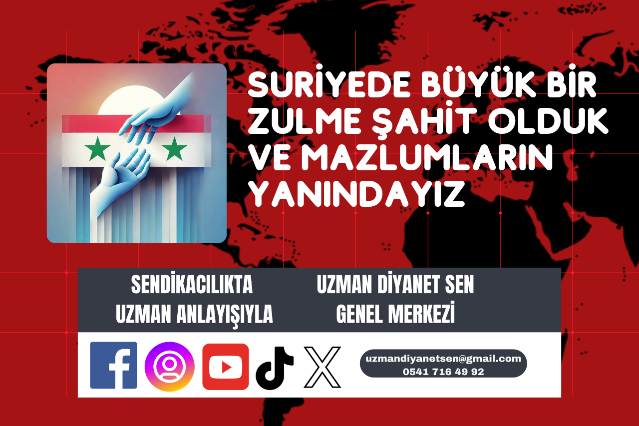 Suriyede Büyük Bir Zulme Şahit Olduk Ve Mazlumların Yanındayız 